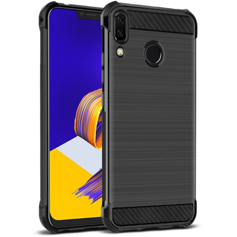 Hoesje voor Asus ZenFone 5 / 5Z Imak Geborsteld Koolstofvezel