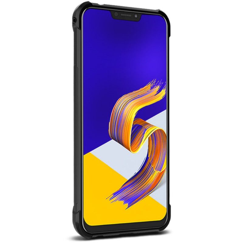 Hoesje voor Asus ZenFone 5 / 5Z Imak Geborsteld Koolstofvezel