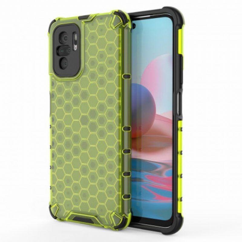 Hoesje voor Xiaomi Redmi Note 10 / 10S Honingraatstijl