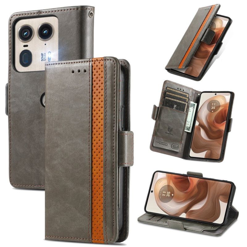 Folio-hoesje Motorola Edge 50 Ultra Vintage Stijl Caseneo