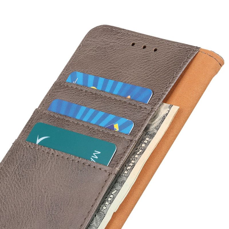 Leren Hoesje Voor Motorola Edge 50 Ultra Retro-ontwerp Khazneh