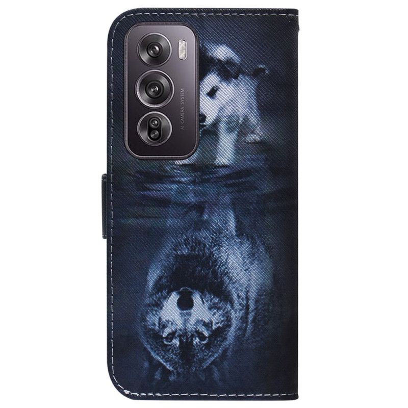 Flip Case Leren Oppo Reno 12 Pro 5g Puppydroom