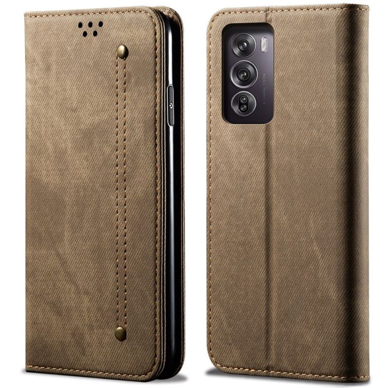 Folio-hoesje Oppo Reno 12 Pro 5g Jeansstof