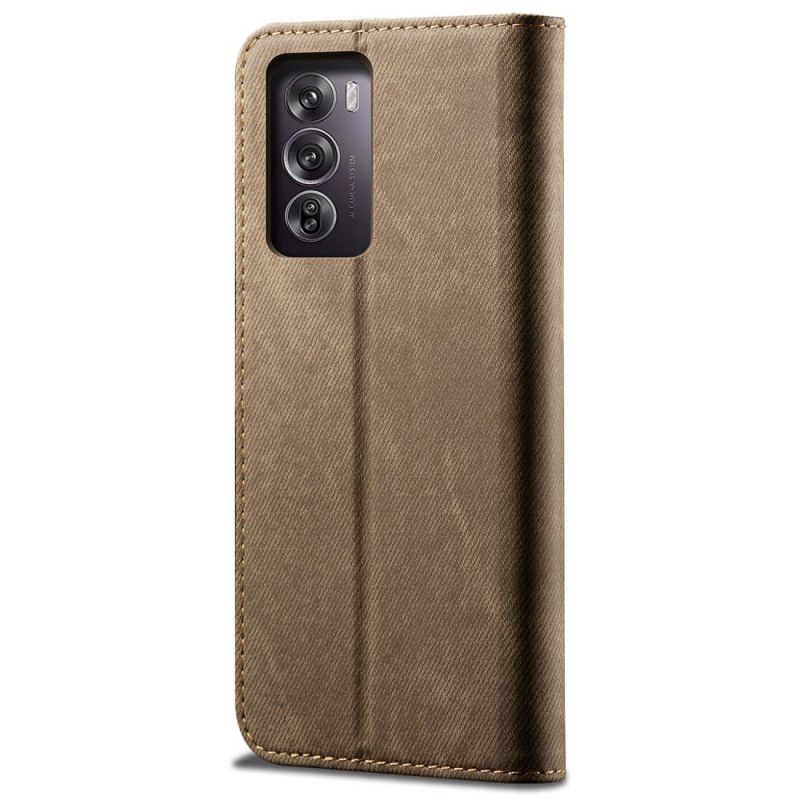 Folio-hoesje Oppo Reno 12 Pro 5g Jeansstof