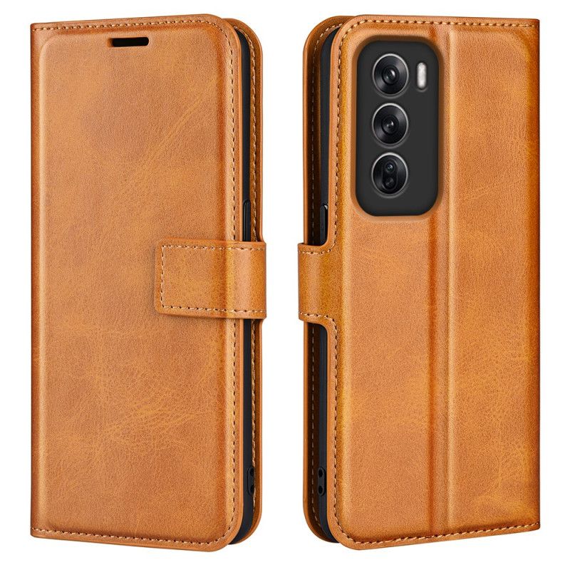 Leren Hoesje Oppo Reno 12 Pro 5g Lederen Stijl Bescherming Hoesje