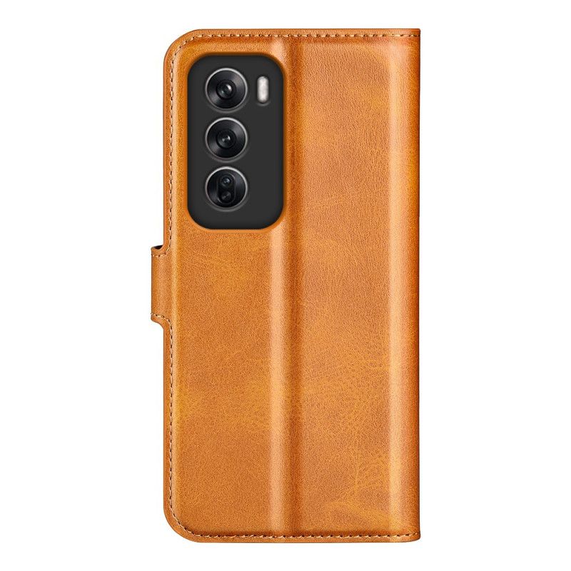 Leren Hoesje Oppo Reno 12 Pro 5g Lederen Stijl Bescherming Hoesje