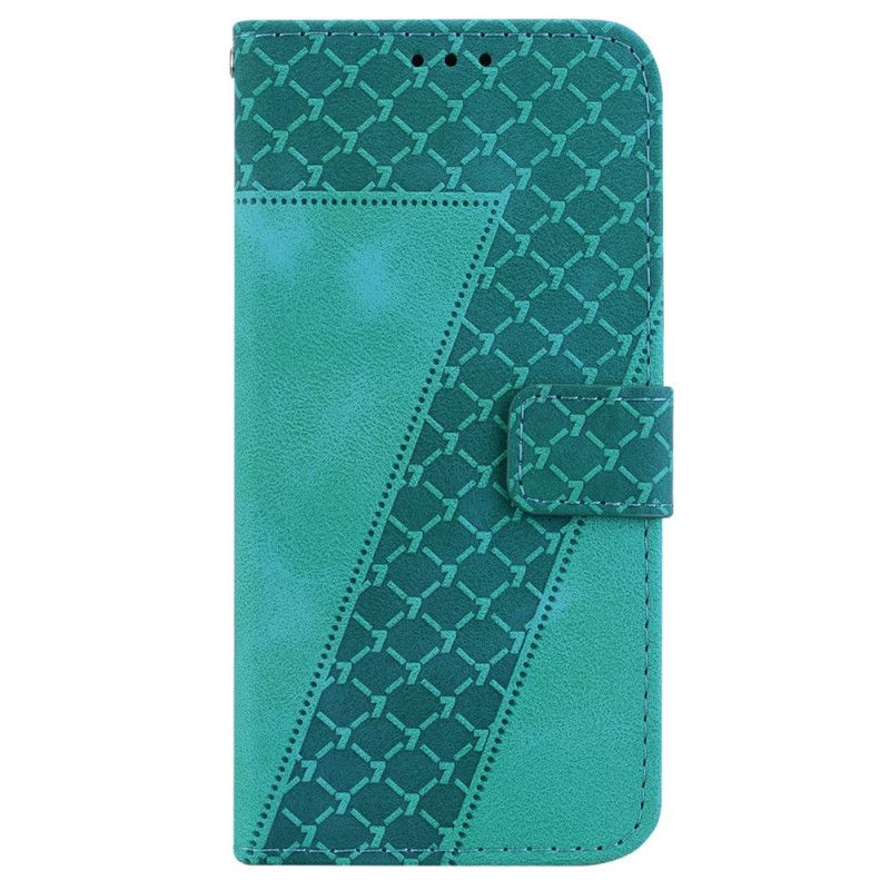 Leren Hoesje Voor Oppo Reno 12 Pro 5g Uitvoering 7 Met Riem