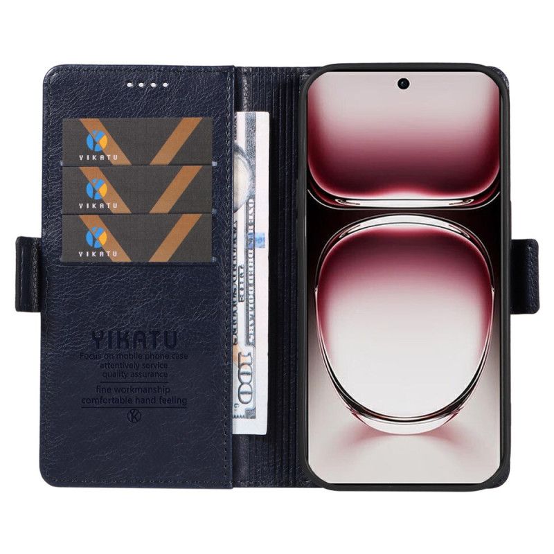 Leren Hoesje Voor Oppo Reno 12 Pro 5g Vintage Yikatu