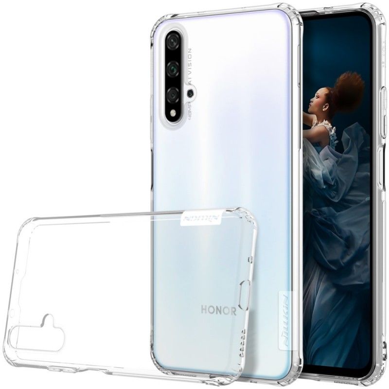 Cover Hoesje Huawei Nova 5T Transparant Telefoonhoesje Natuurlijk Transparant Nillkin