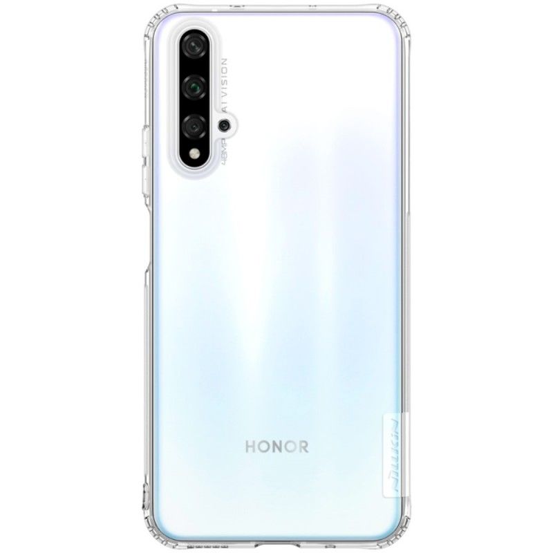 Cover Hoesje Huawei Nova 5T Transparant Telefoonhoesje Natuurlijk Transparant Nillkin