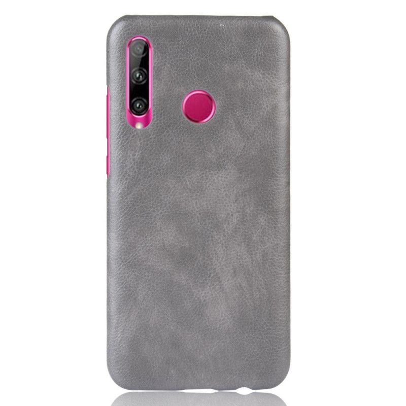 Case Hoesje Honor 20e / 20 Lite Zwart Telefoonhoesje Prestatie Lychee Leereffect