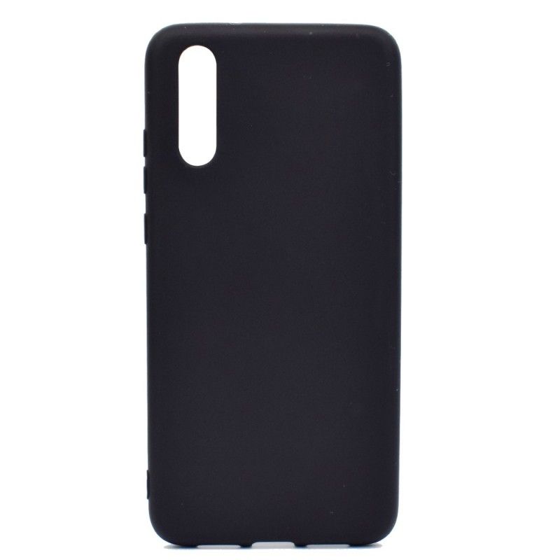 Cover Hoesje Huawei P20 Pro Wit Zwart Telefoonhoesje Zachte Matte Siliconen