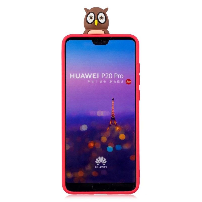 Hoesje voor Huawei P20 Pro 3D Juffrouw Uil
