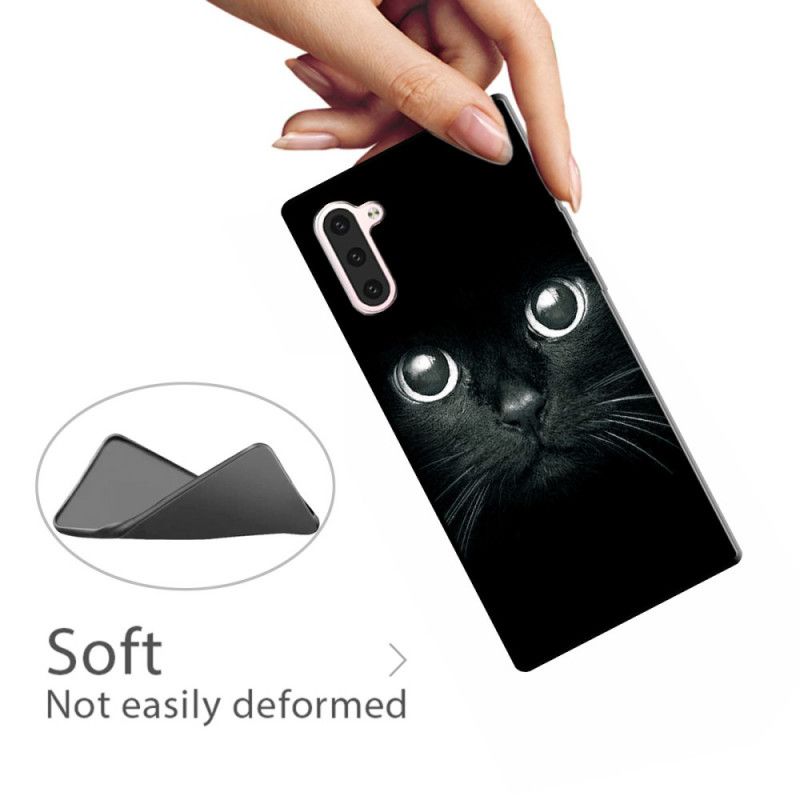 Case Hoesje Samsung Galaxy Note 10 Telefoonhoesje Kattenogen