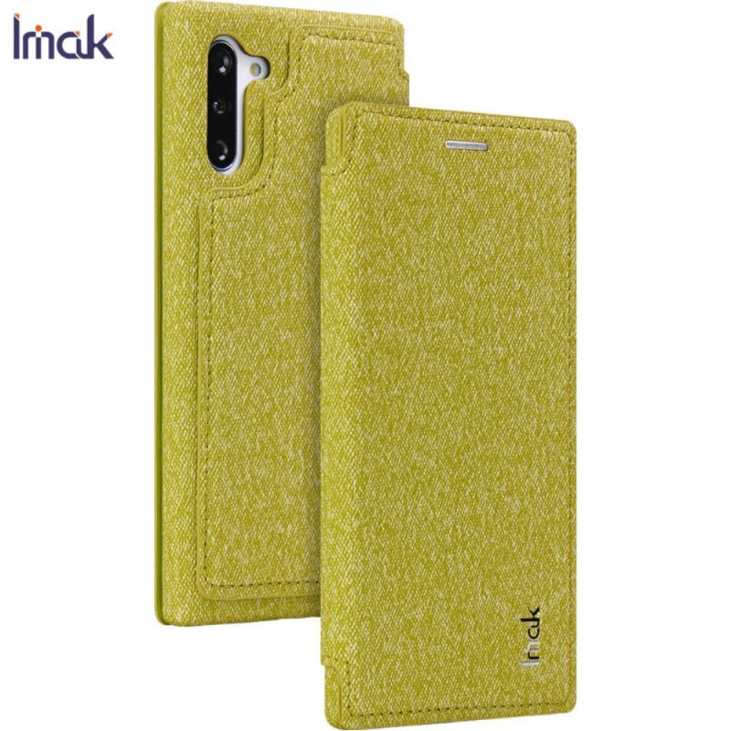 Folio-hoesje voor Samsung Galaxy Note 10 Geel Rood Imak Afneembare Schaal