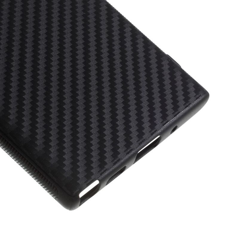 Hoesje Samsung Galaxy Note 10 Elegantie Koolstofvezel