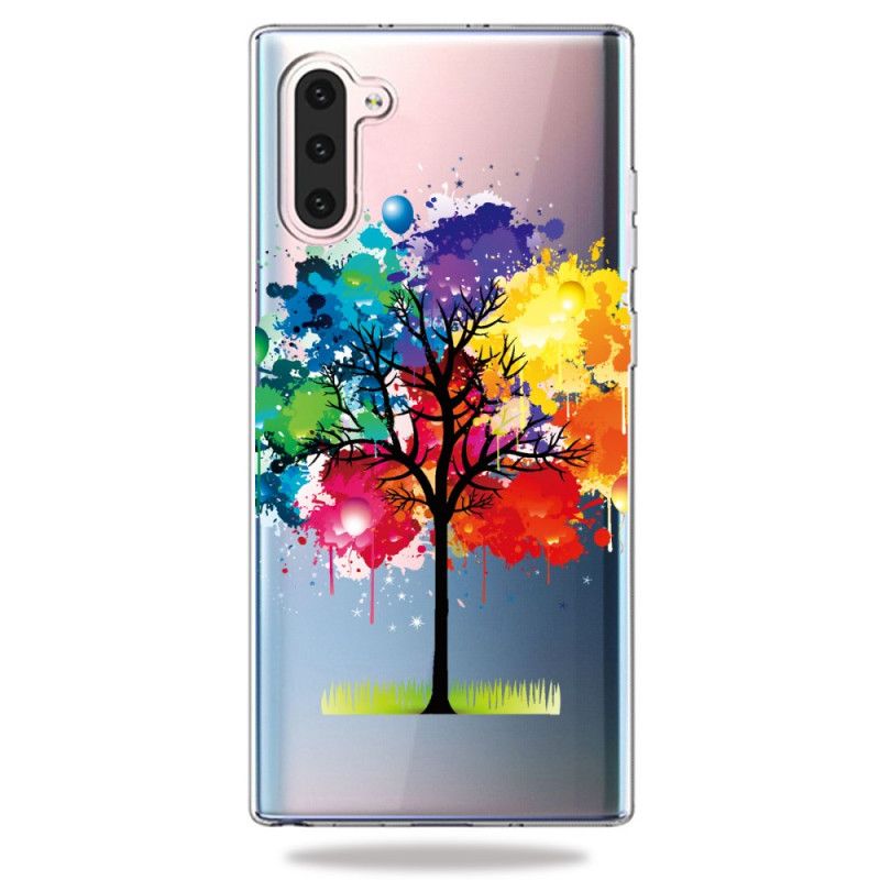 Hoesje Samsung Galaxy Note 10 Transparante Aquarelboom