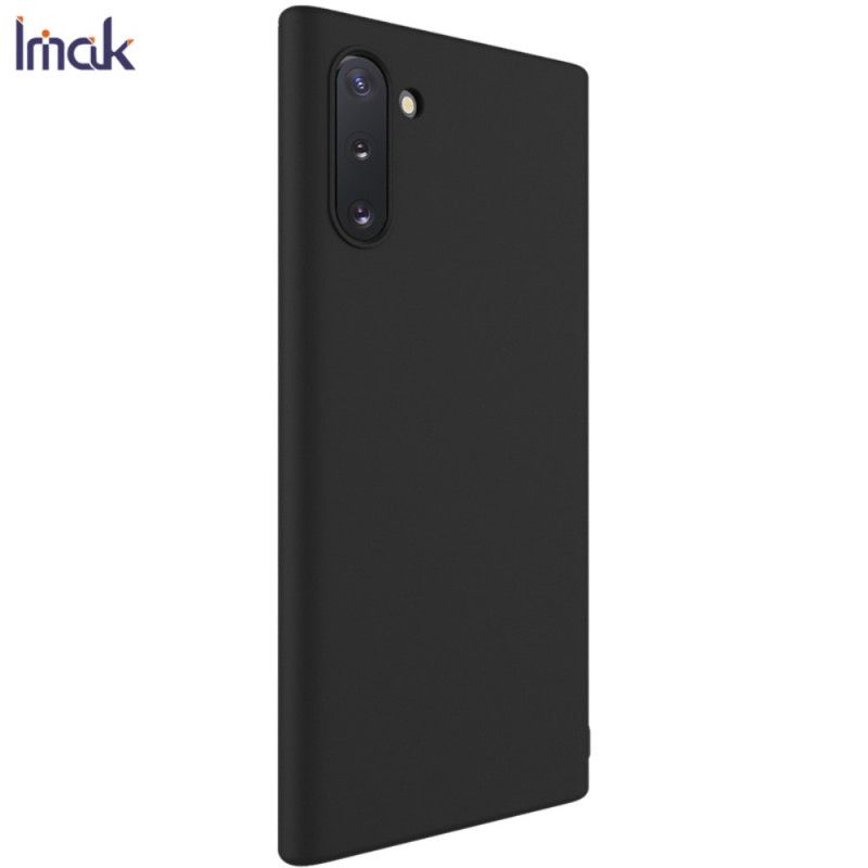 Hoesje voor Samsung Galaxy Note 10 Donkerblauw Zwart Uc-1 Serie Siliconen Mat Imak