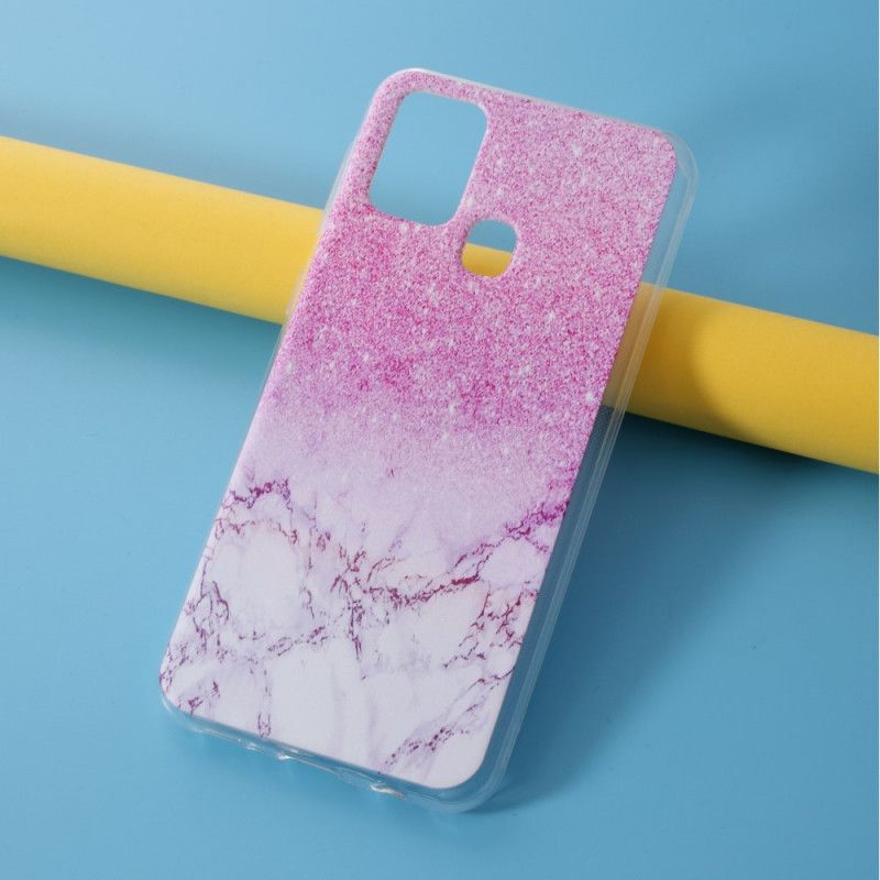 Case Hoesje Samsung Galaxy M31 Telefoonhoesje Gedegradeerd Marmer