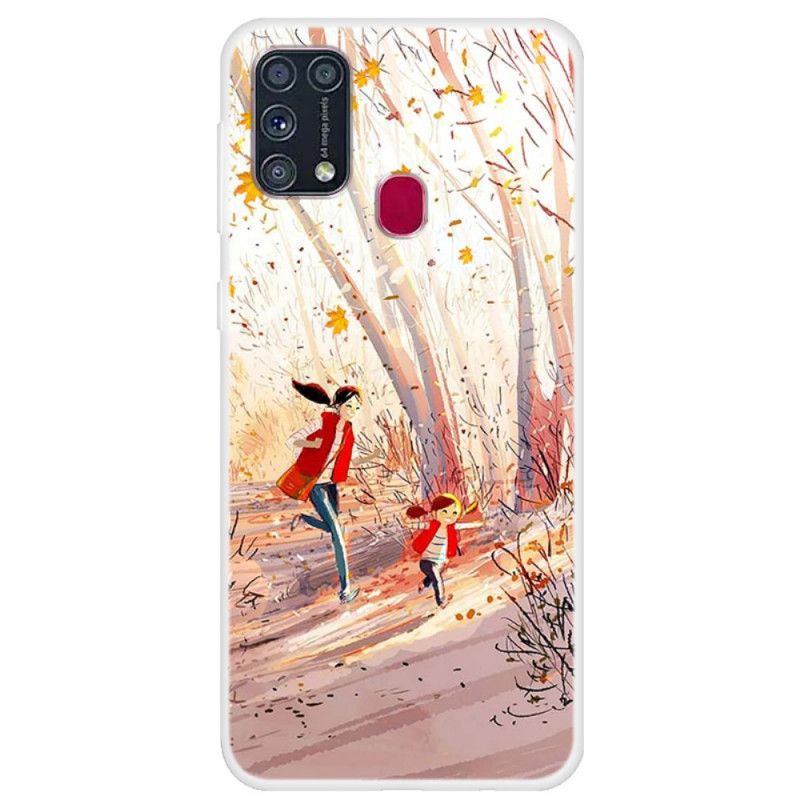 Hoesje Samsung Galaxy M31 Herfstlandschap