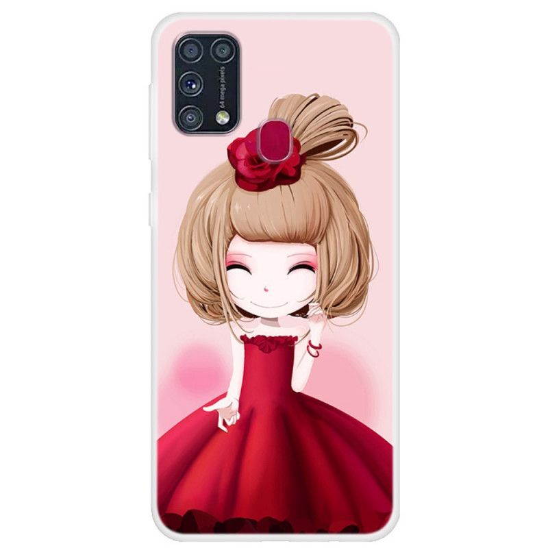 Hoesje Samsung Galaxy M31 Manga Dame