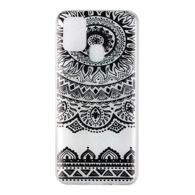 Hoesje voor Samsung Galaxy M31 Transparante Bloemen Mandala