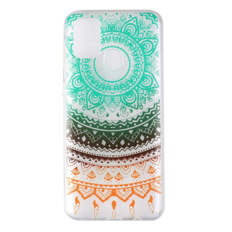 Hoesje voor Samsung Galaxy M31 Transparante Donkergekleurde Mandala