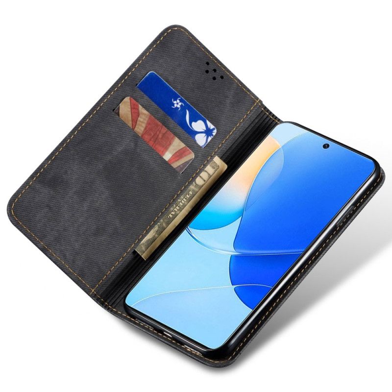 Folio-hoesje Huawei Nova 12 Se Jeansstof Bescherming Hoesje