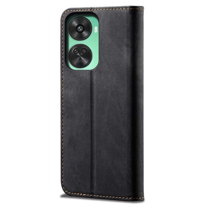 Folio-hoesje Huawei Nova 12 Se Jeansstof Bescherming Hoesje