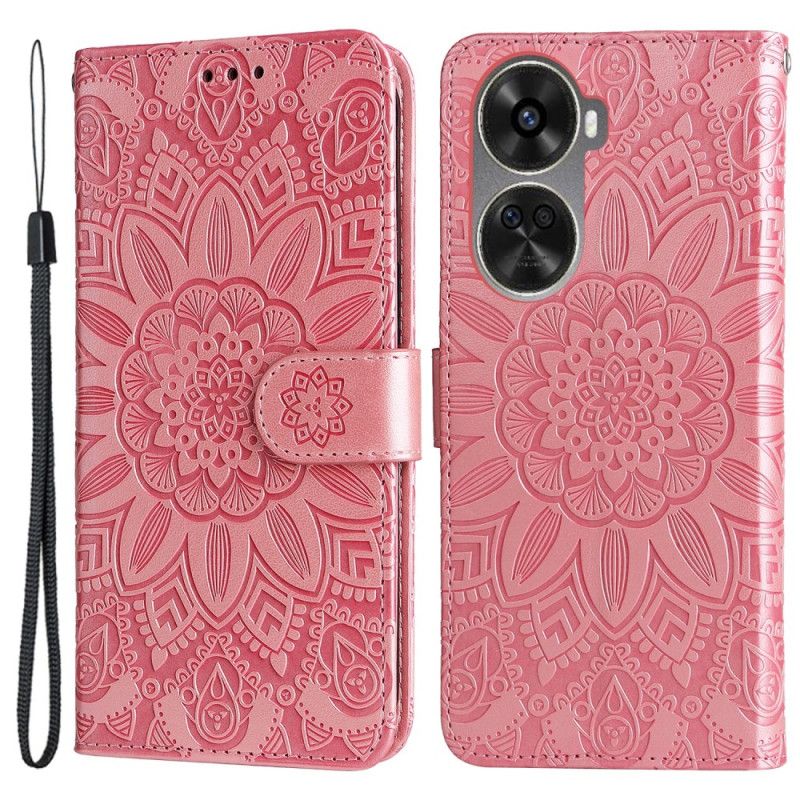 Folio-hoesje Huawei Nova 12 Se Mandala Met Bandje