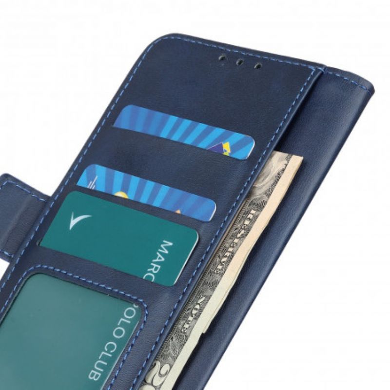 Leren Hoesje Voor Motorola Edge 20 Dubbele Sluiting