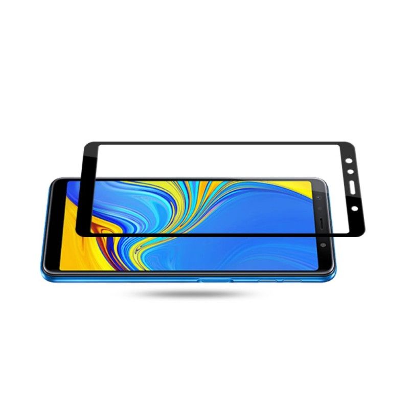 Gehard Glas Bescherming Samsung Galaxy A7 Zwart Mocolo