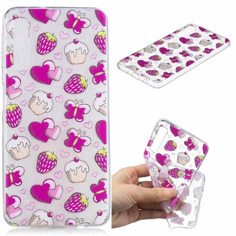 Hoesje Samsung Galaxy A7 Cupcakes En Vlinders