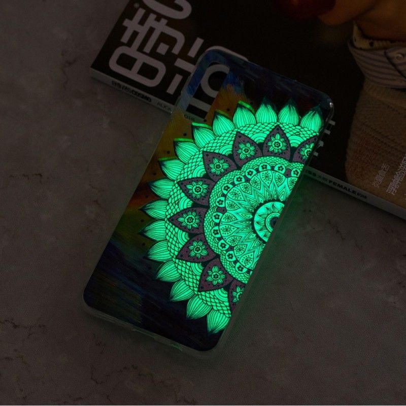 Hoesje Samsung Galaxy A7 Fluorescerende Mandala