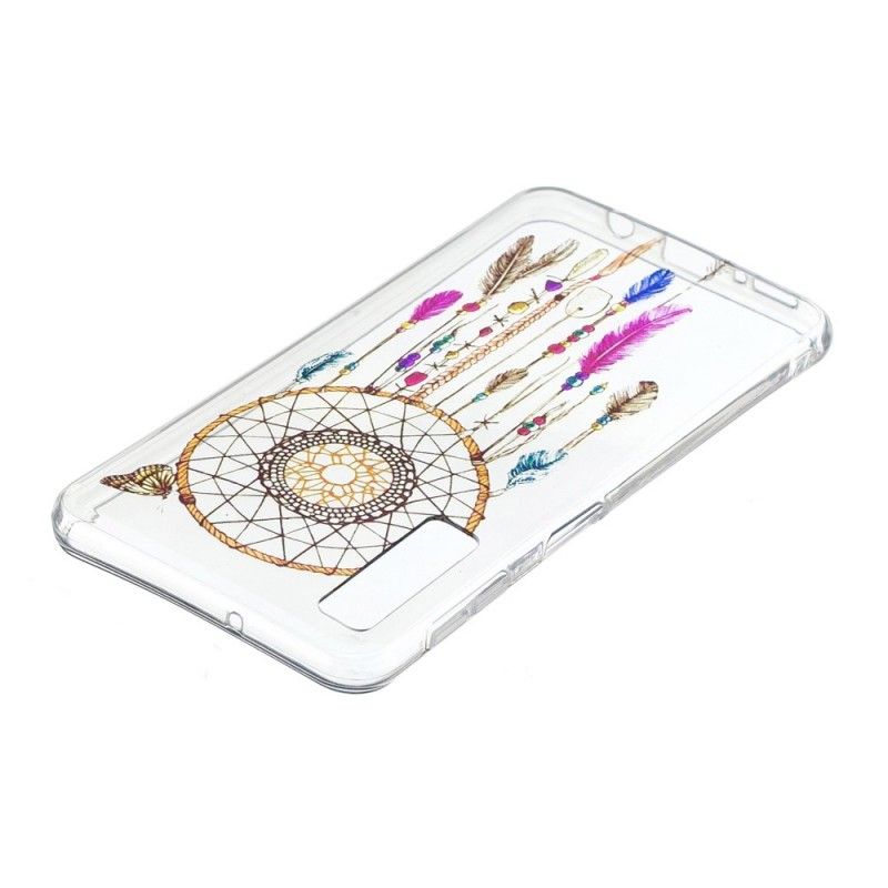 Hoesje Samsung Galaxy A7 Transparante Kleurrijke Dromenvanger