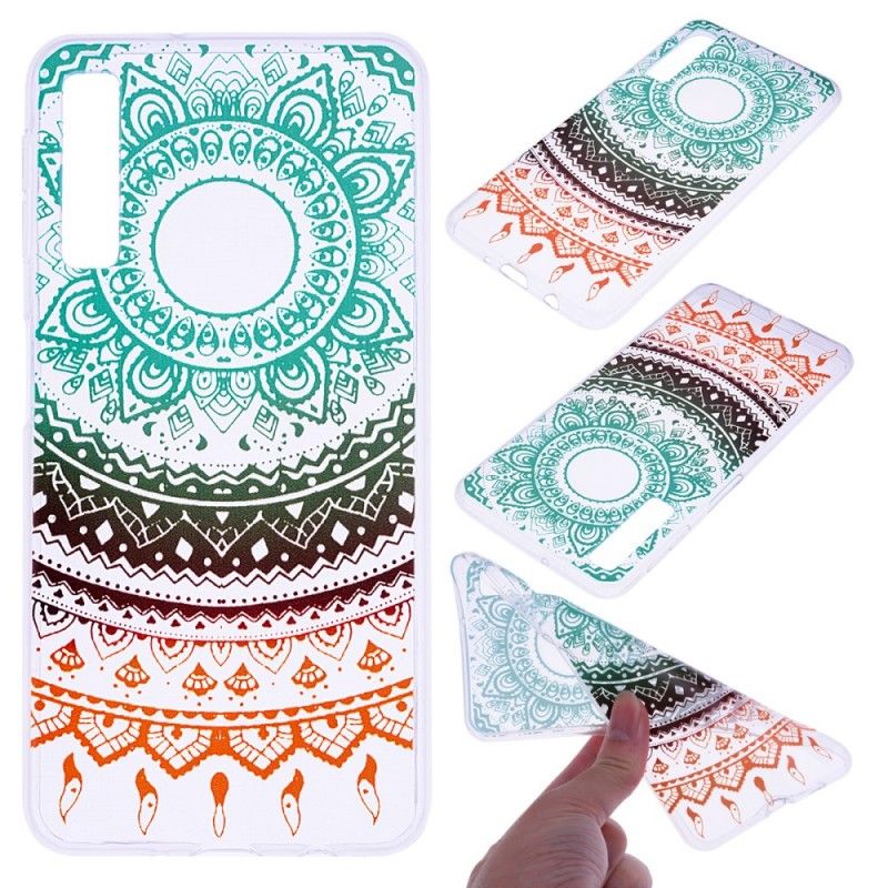 Hoesje voor Samsung Galaxy A7 Mandala-Kleuren