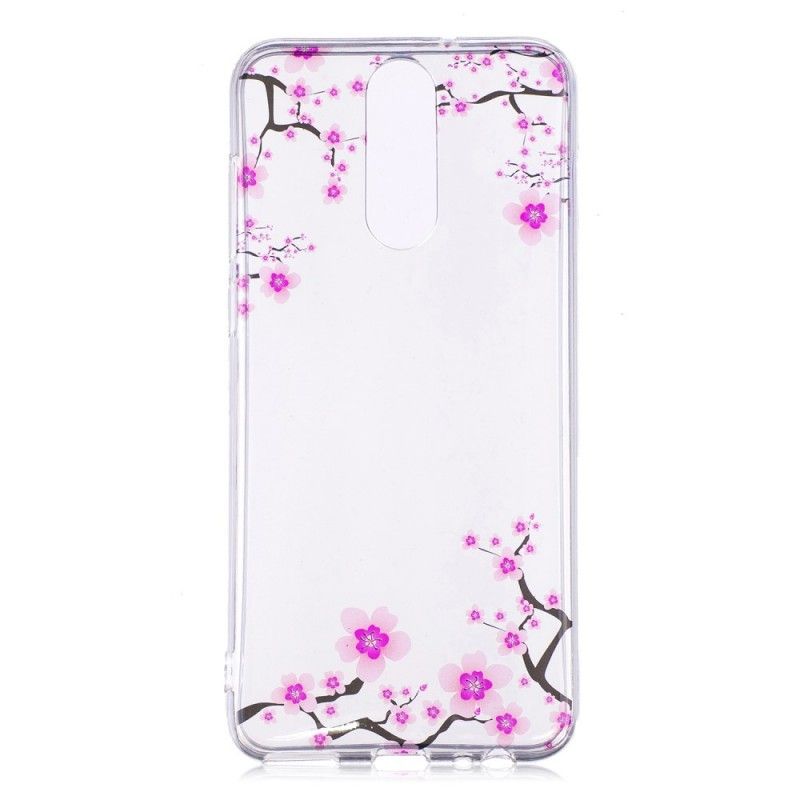 Cover Hoesje Huawei Mate 10 Lite Telefoonhoesje Transparant Bloeiende Boom