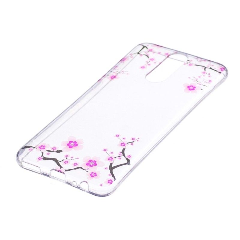 Cover Hoesje Huawei Mate 10 Lite Telefoonhoesje Transparant Bloeiende Boom