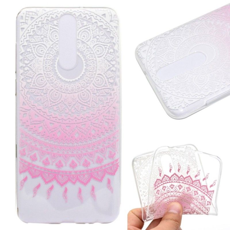 Hoesje voor Huawei Mate 10 Lite Roze Transparante Kleurrijke Mandala