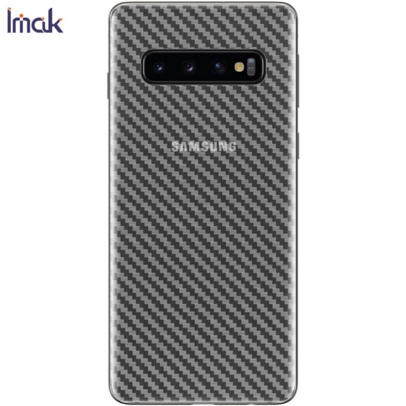 Achterbeschermfolie Samsung Galaxy S10 Carbon Stijl Imak