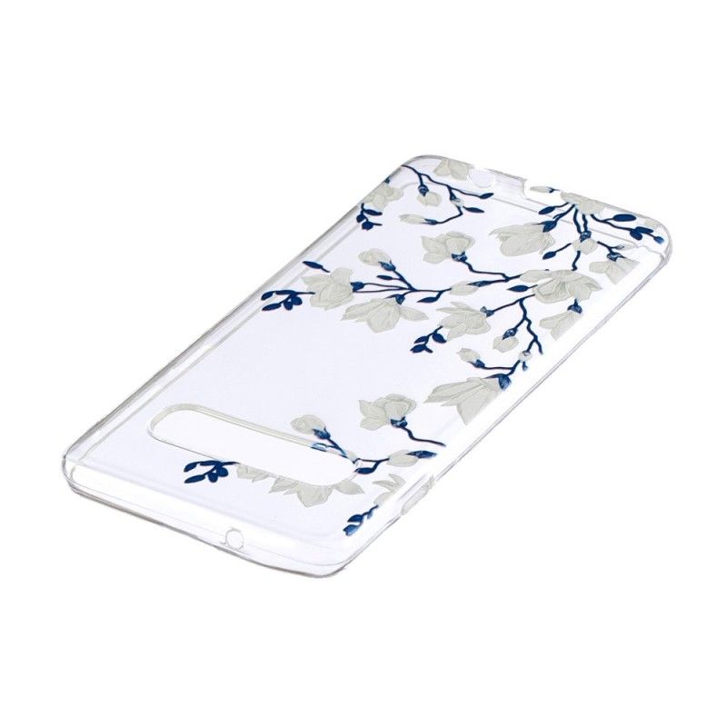 Case Hoesje Samsung Galaxy S10 Telefoonhoesje Witte Bloemen