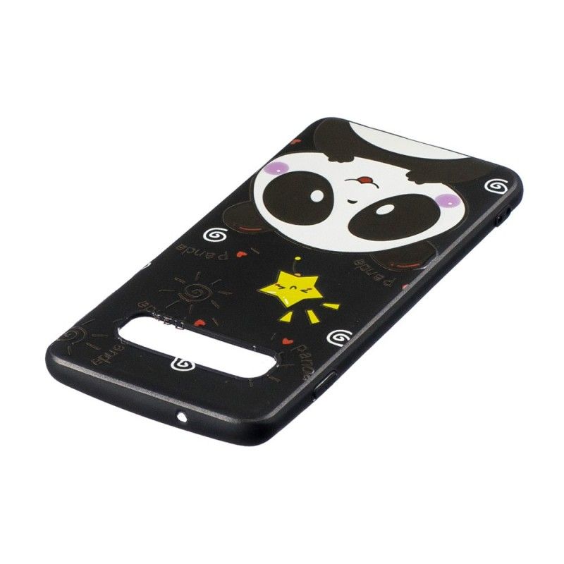 Cover Hoesje Samsung Galaxy S10 Telefoonhoesje Panda-Ster