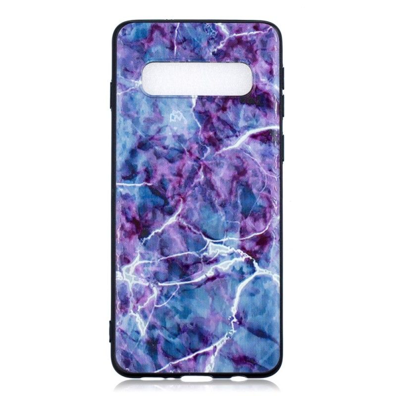 Hoesje Samsung Galaxy S10 Paars Marmer