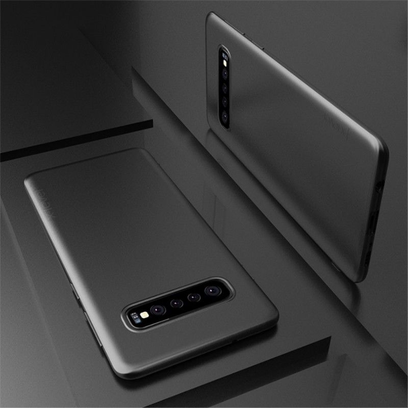 Hoesje Samsung Galaxy S10 Rood Zwart X-Niveau Ultrafijn Mat
