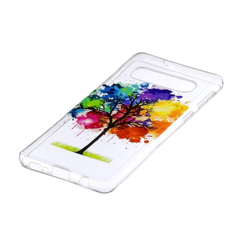 Hoesje Samsung Galaxy S10 Transparante Aquarelboom