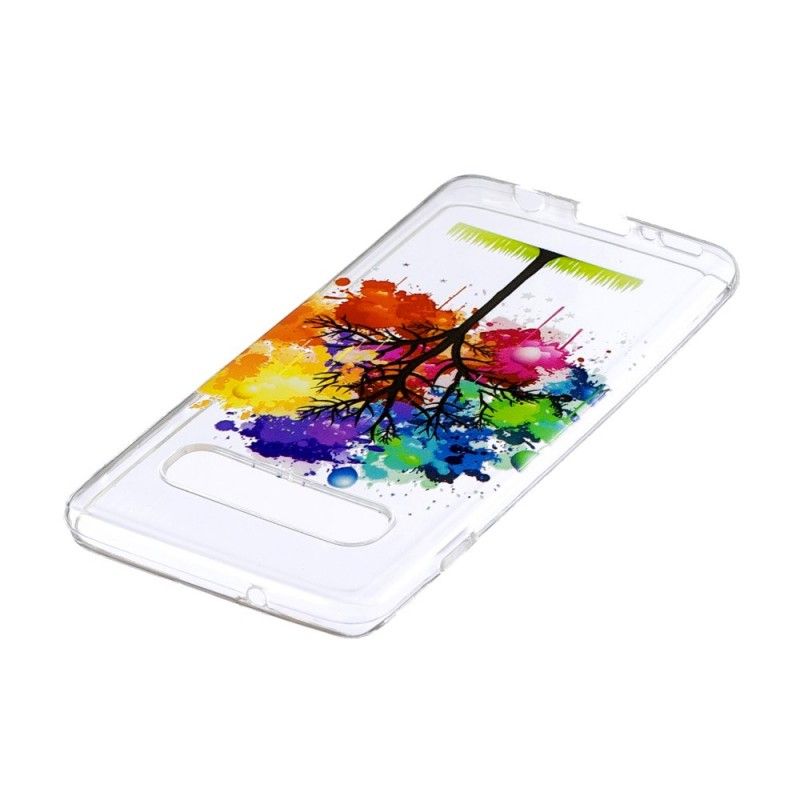 Hoesje Samsung Galaxy S10 Transparante Aquarelboom