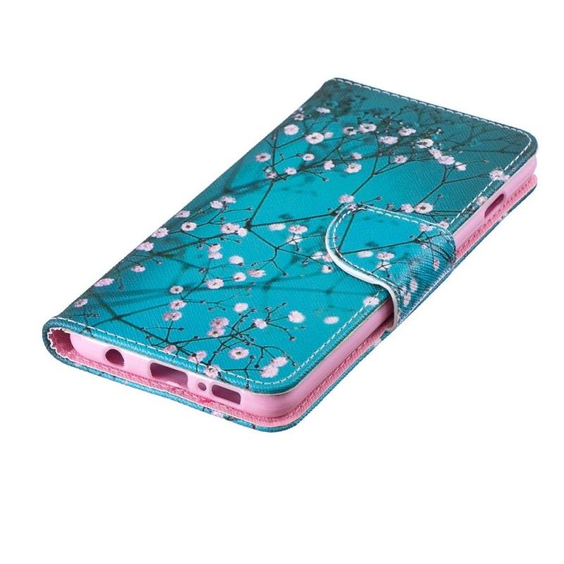 Leren Hoesje voor Samsung Galaxy S10 Bloeiende Boom