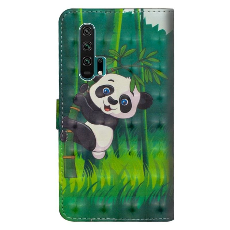 Bescherming Hoesje Honor 20 Pro Telefoonhoesje Panda En Bamboe