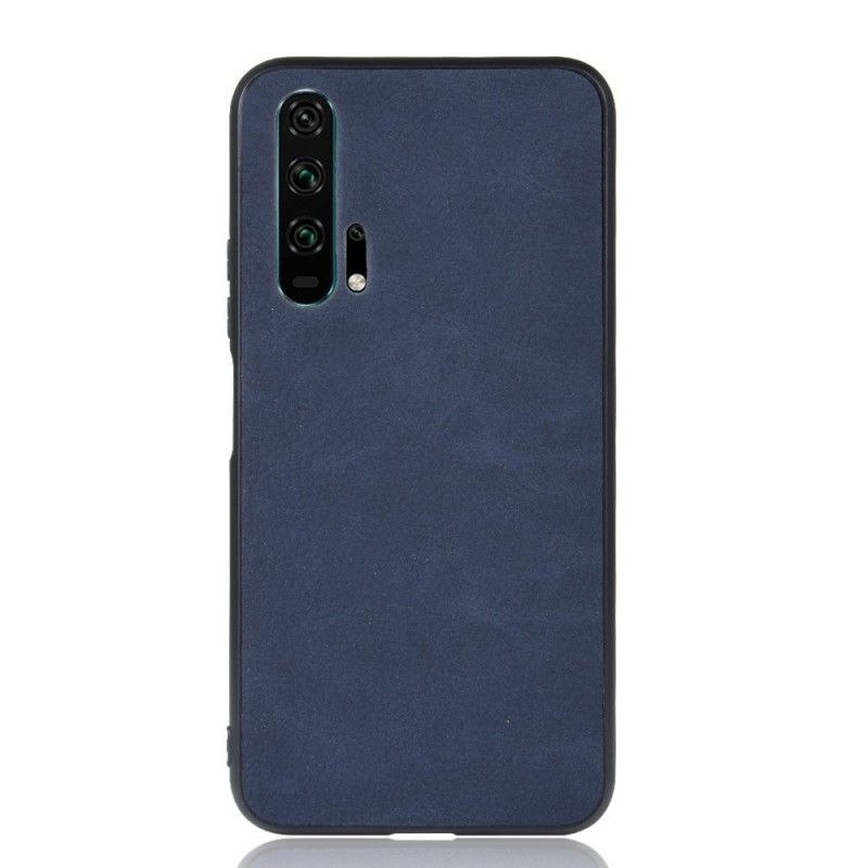 Hoesje Honor 20 Pro Bruin Vintage Look Leereffect