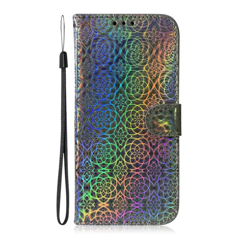 Leren Hoesje voor Honor 20 Pro Grijs Zwart Pure Kleur